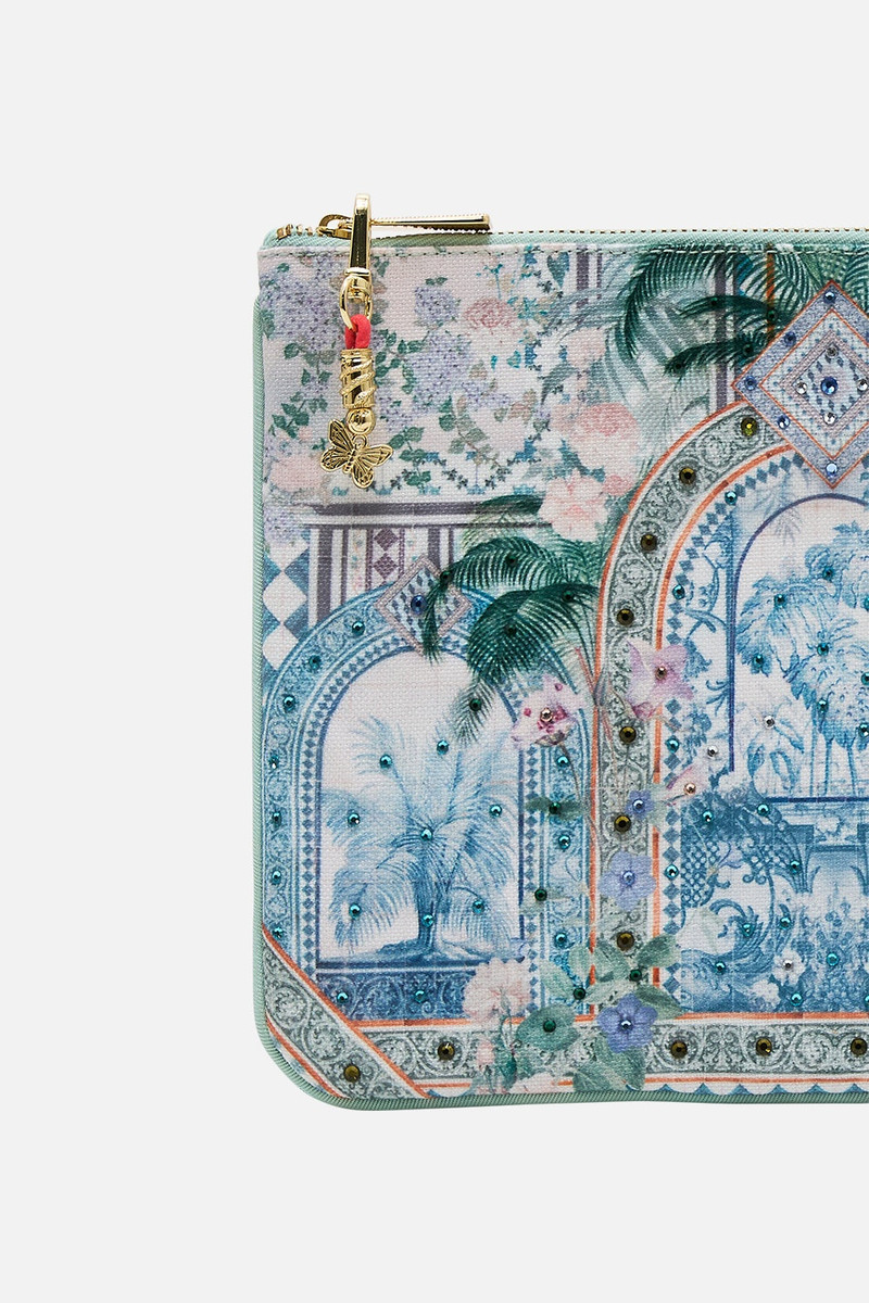CAMILLA SMALL CANVAS CLUTCH outlook