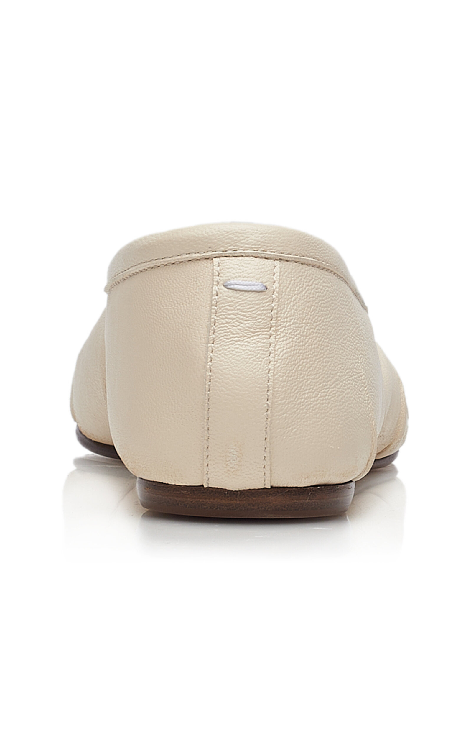 Tabi Leather Ballet Flats ivory - 4