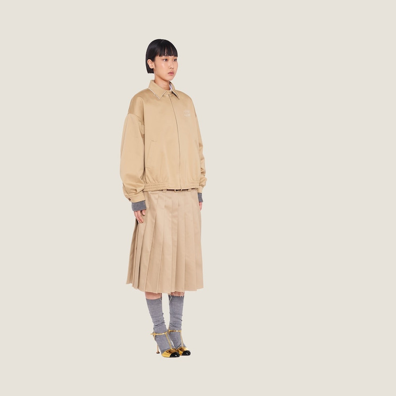 Oversized chino blouson jacket 5