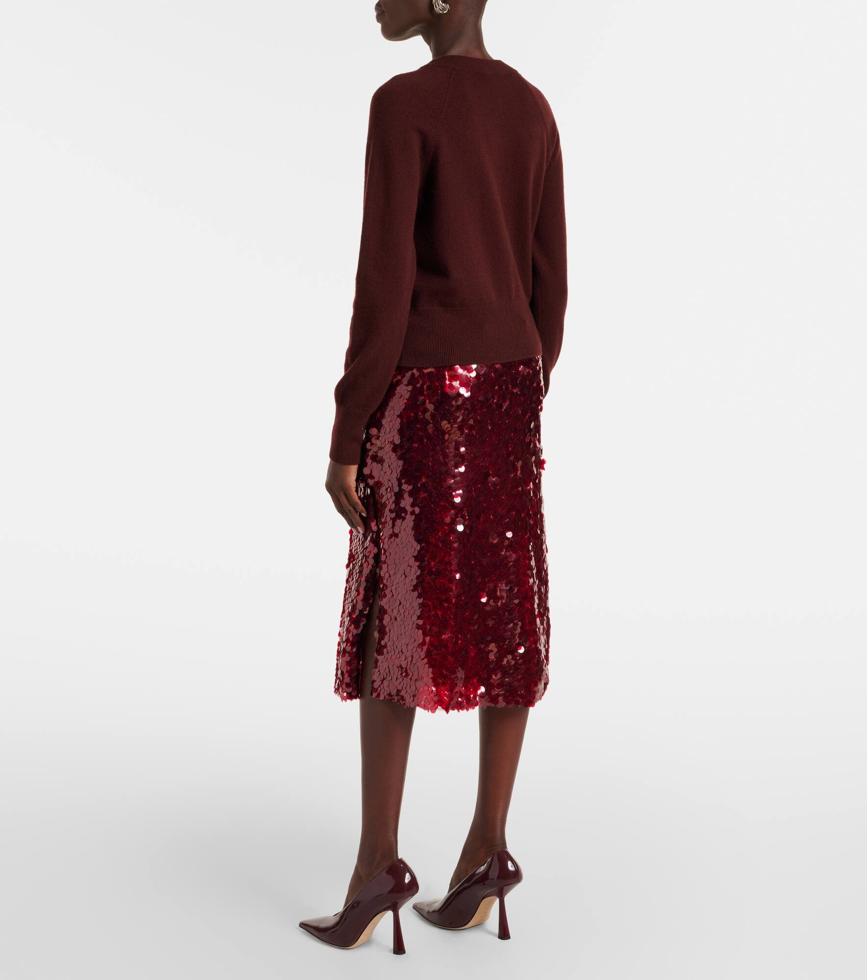 Wool and cashmere cardigan - 3