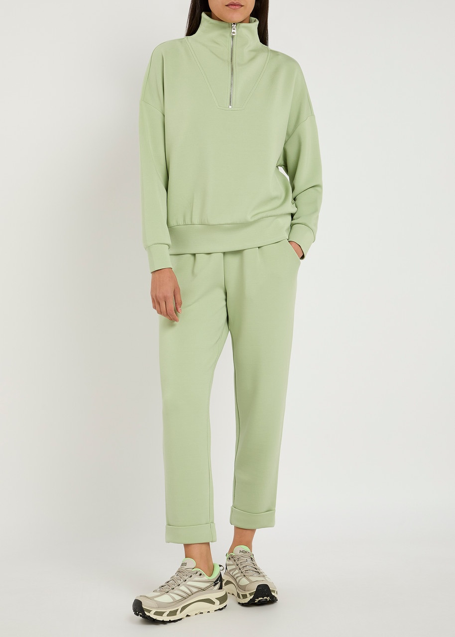 Varley Hawley Half-zip Stretch-jersey Sweatshirt - 4