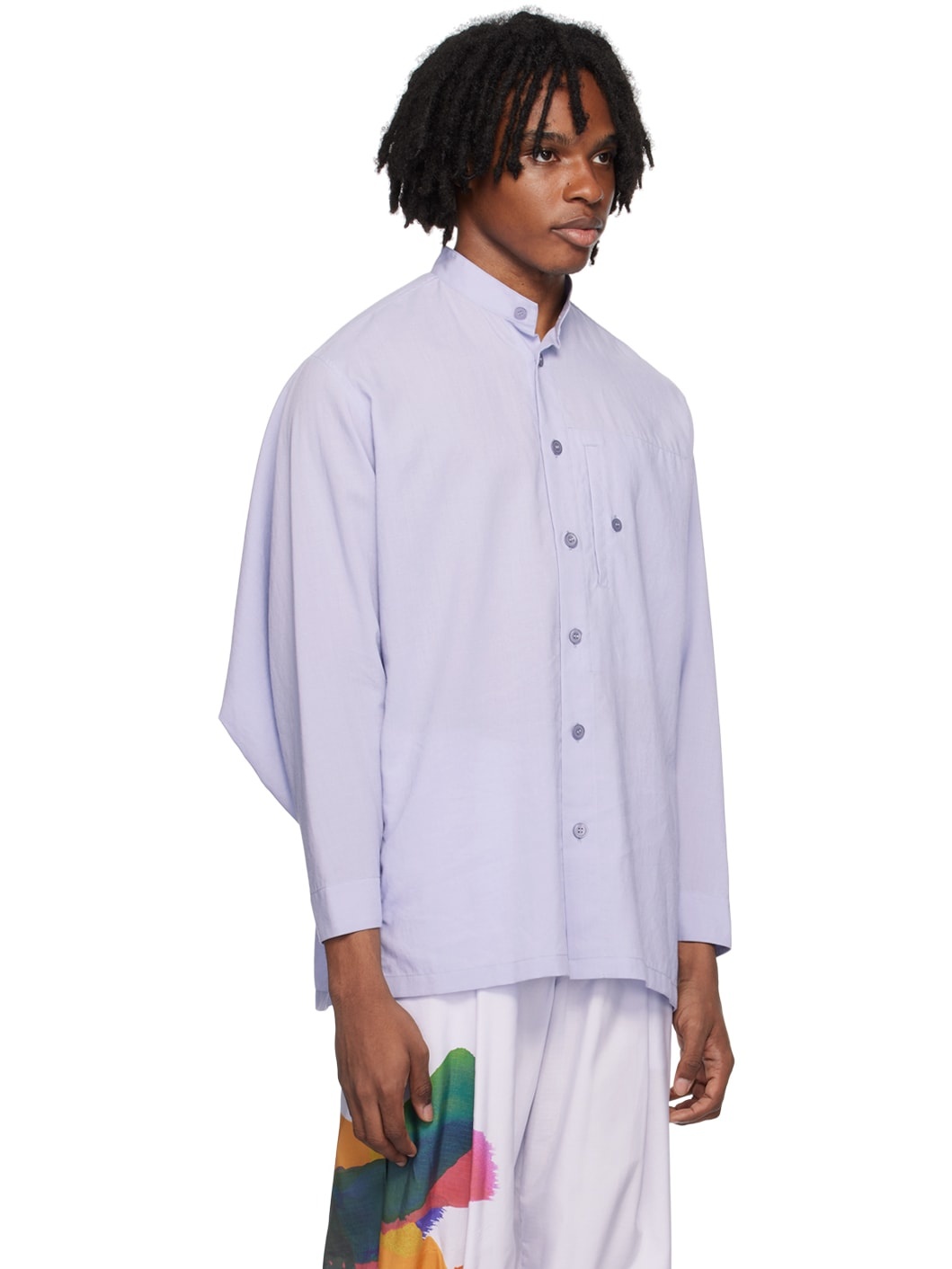 Purple Pocket Shirt - 2