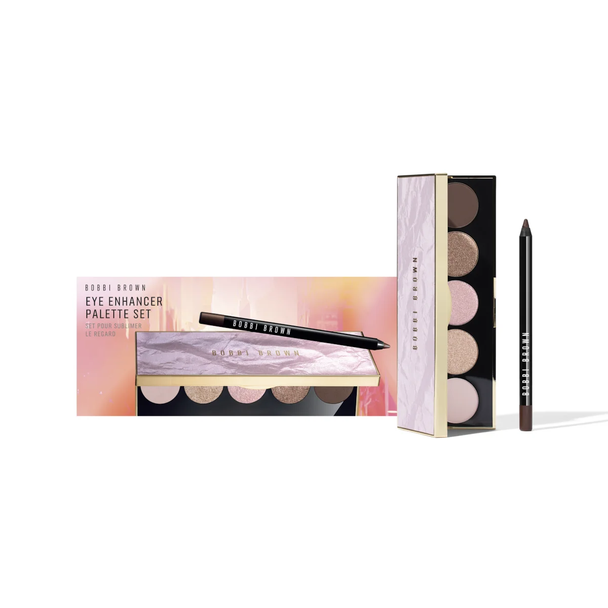 Eyeshadow Palette and Kajal Eyeliner Makeup Set - 1