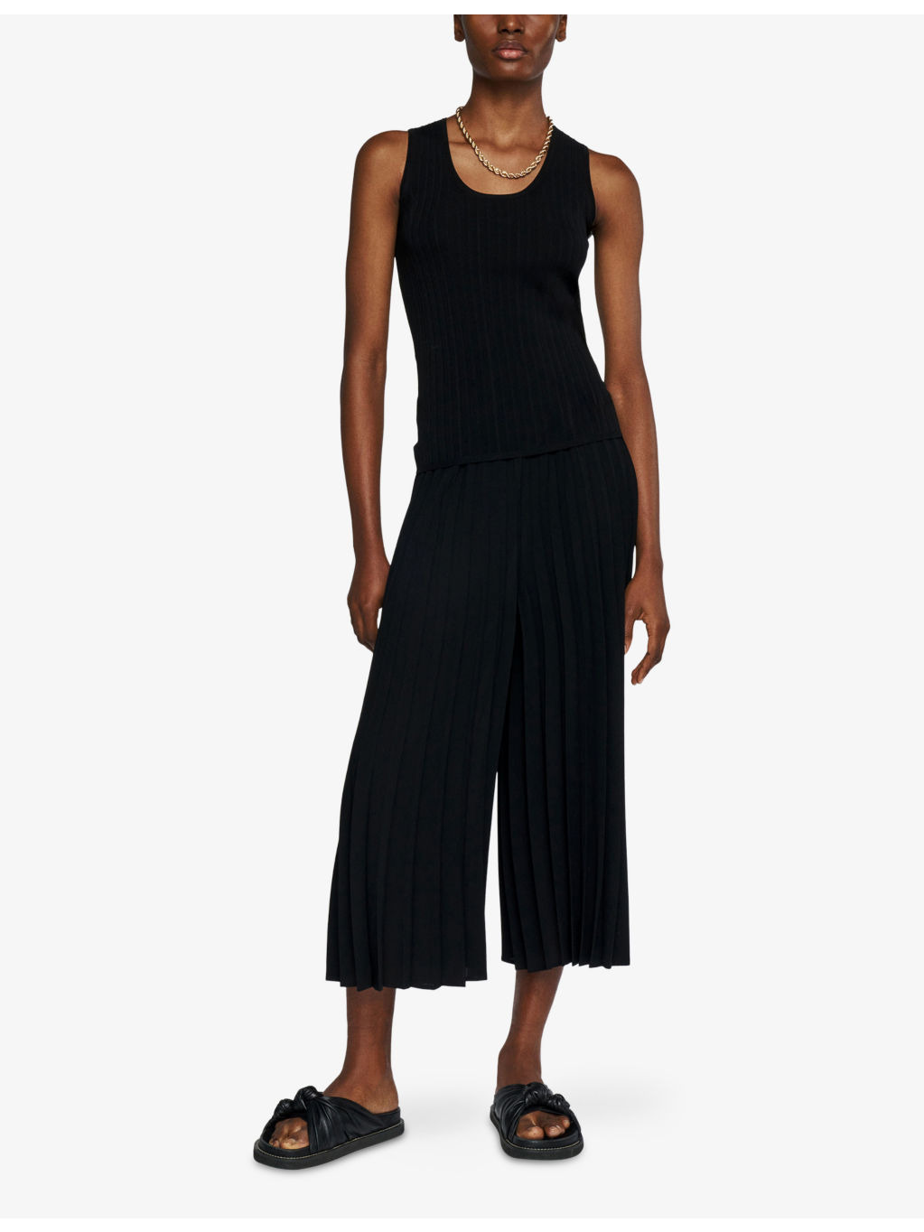 Anvers Pleated Wide-Leg High-Rise Crepe Trousers - 2