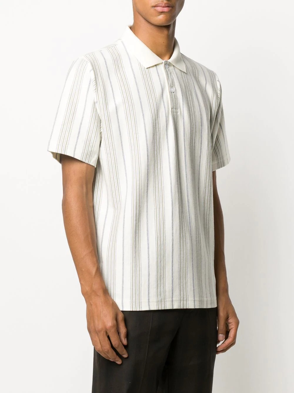 striped polo shirt - 3