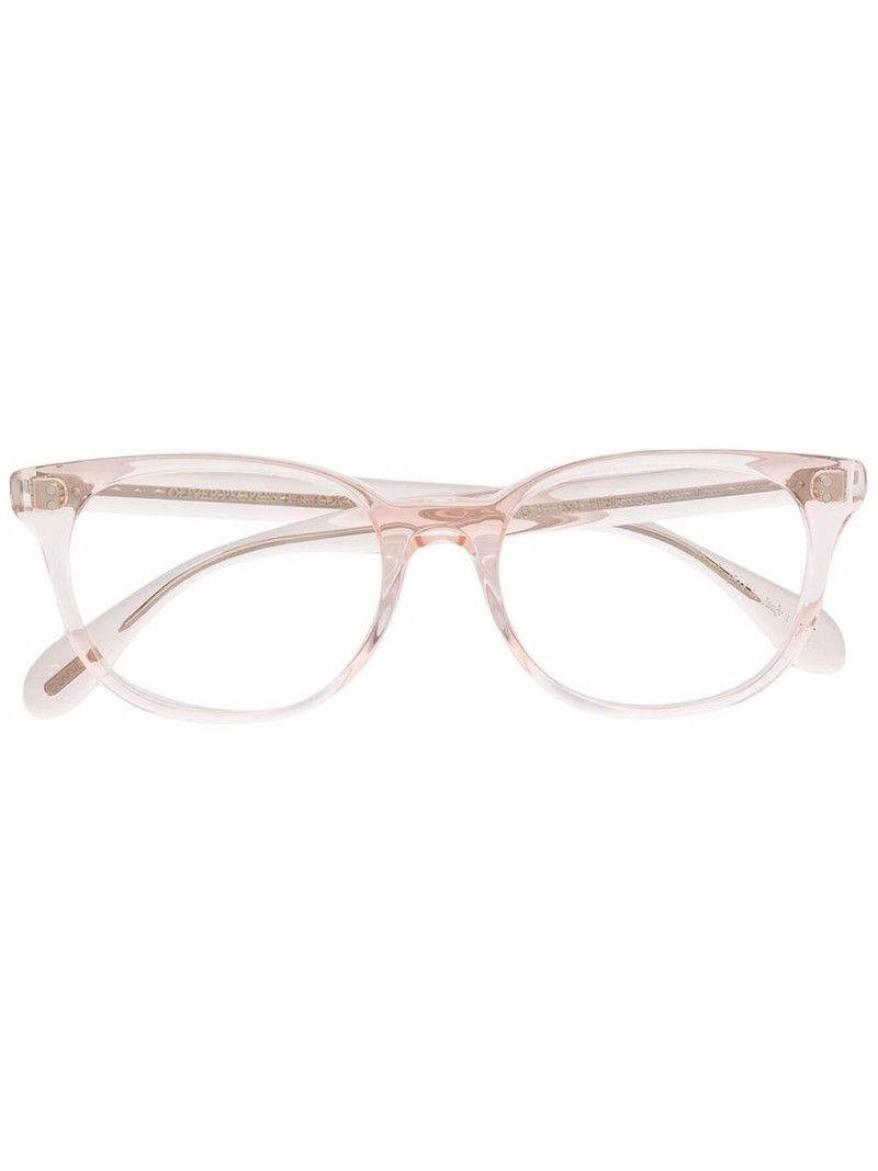 logo square-frame glasses 1