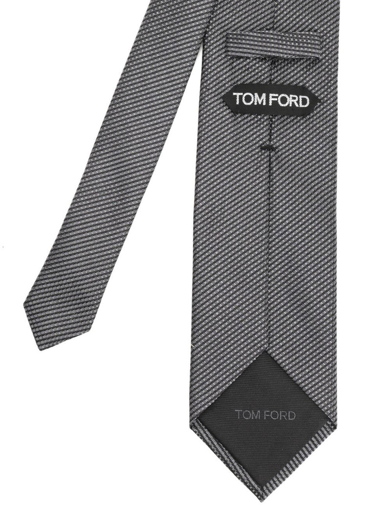 TOM FORD patterned silk tie outlook
