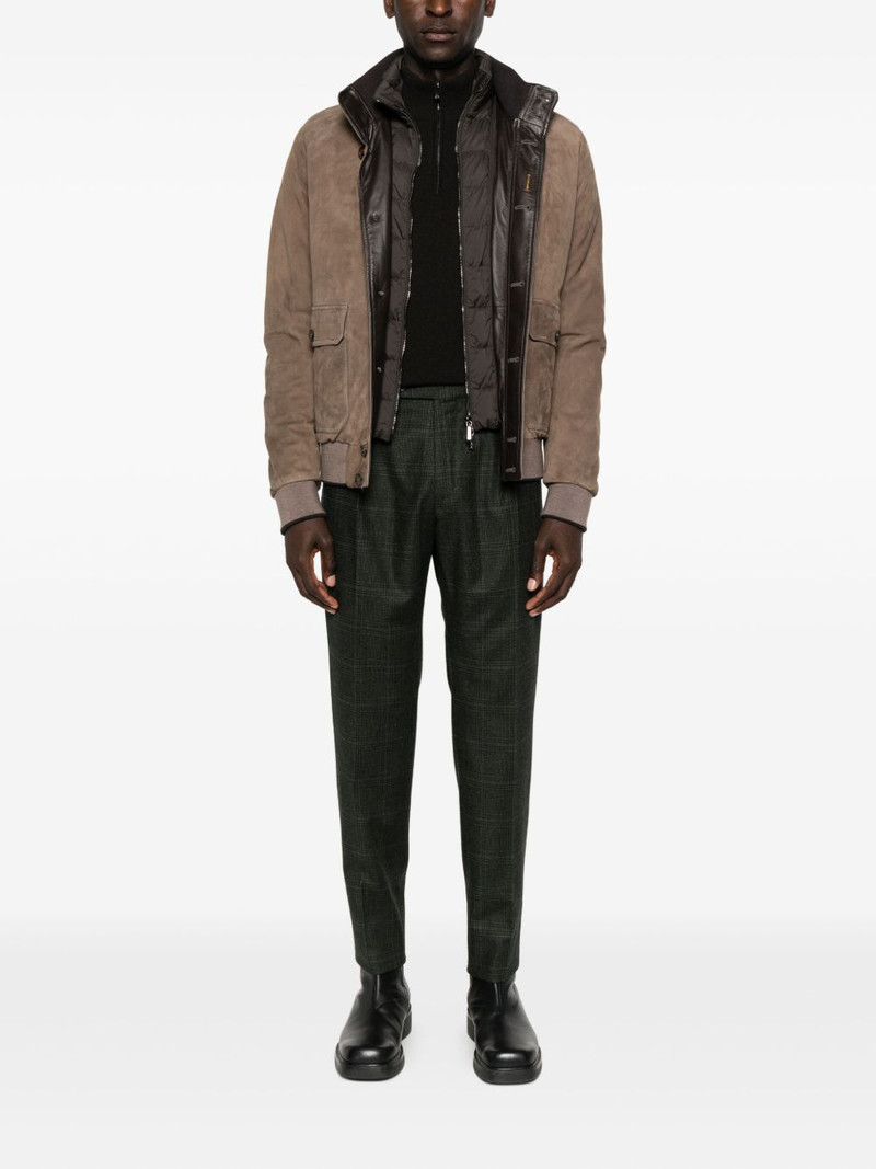 CORNELIANI high-neck half-zip sweater outlook