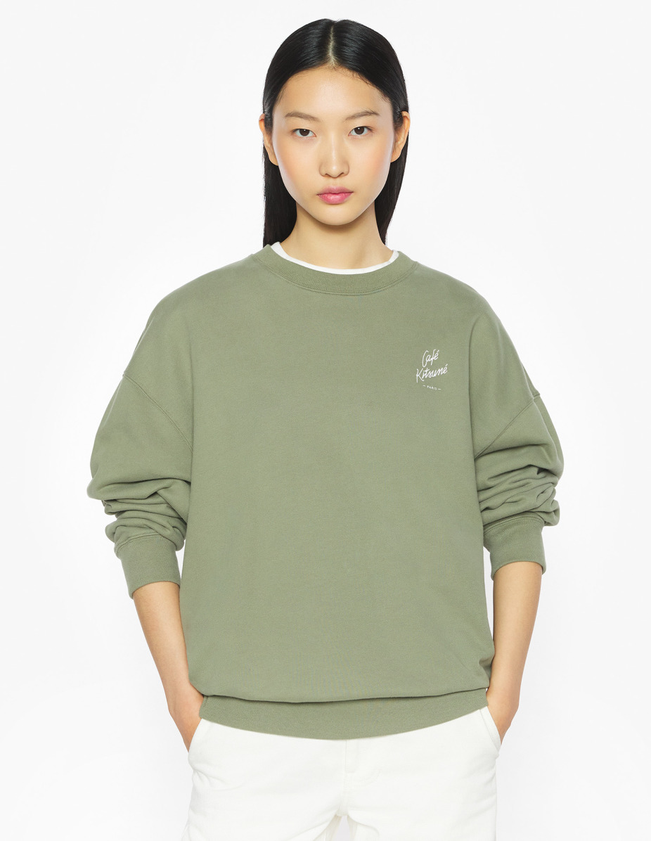 CAFE KITSUNE RELAX SWEATSHIRT - 3