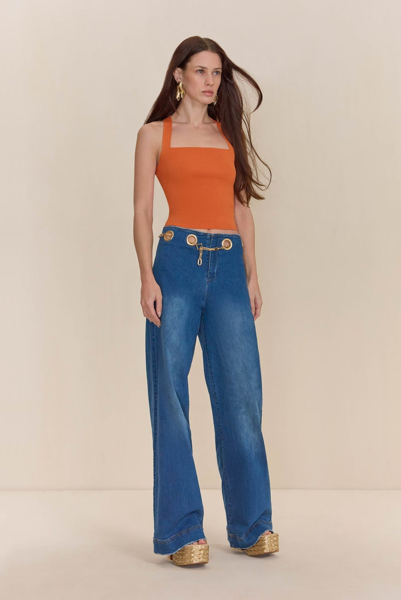 Cult Gaia CRAWFORD KNIT TOP outlook