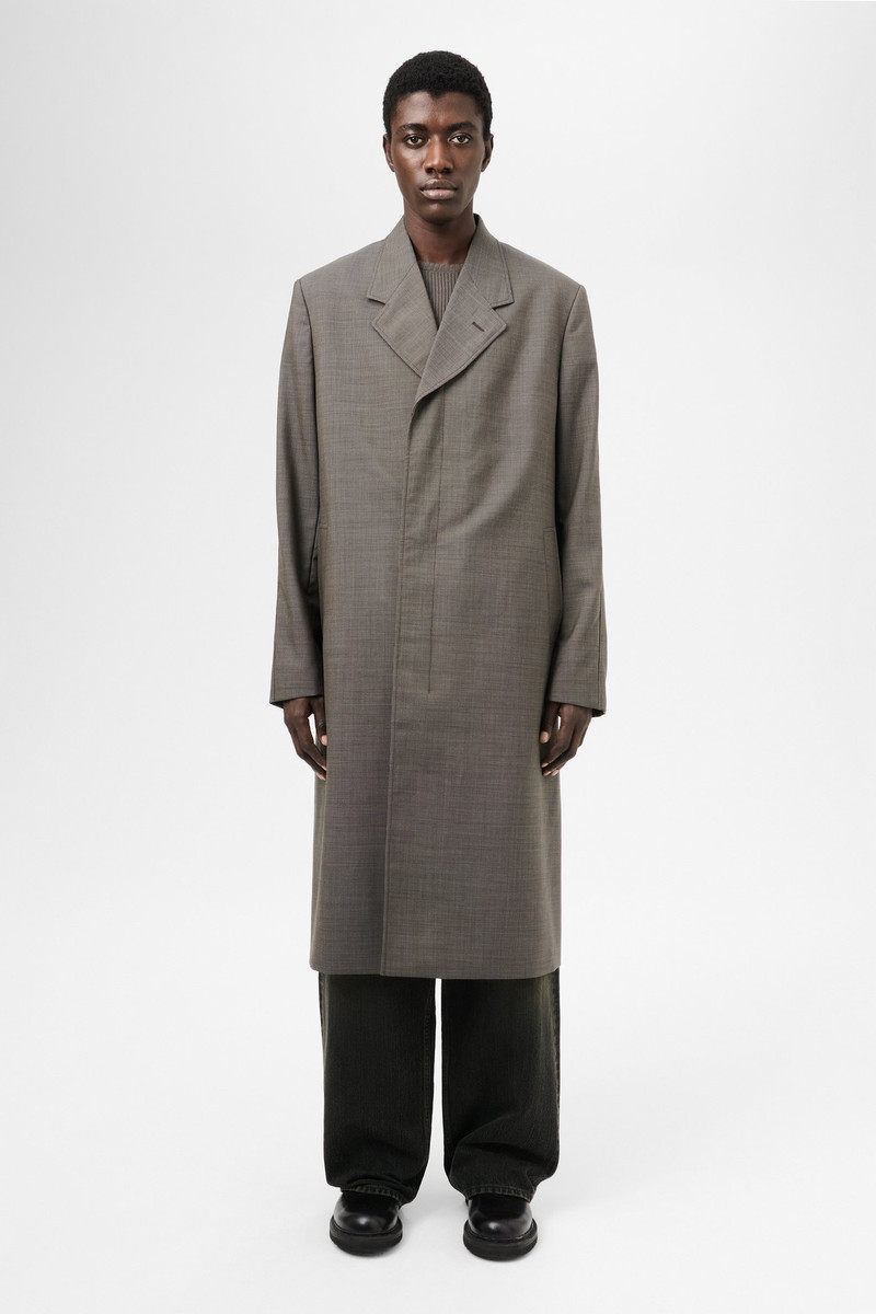 Our Legacy Uniform Coat Grey Atom Check Wool outlook
