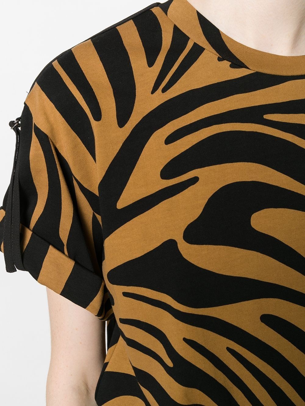 tiger-print T-shirt - 5