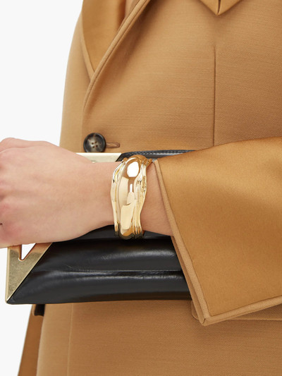 Bottega Veneta Asymmetric grooved cuff outlook