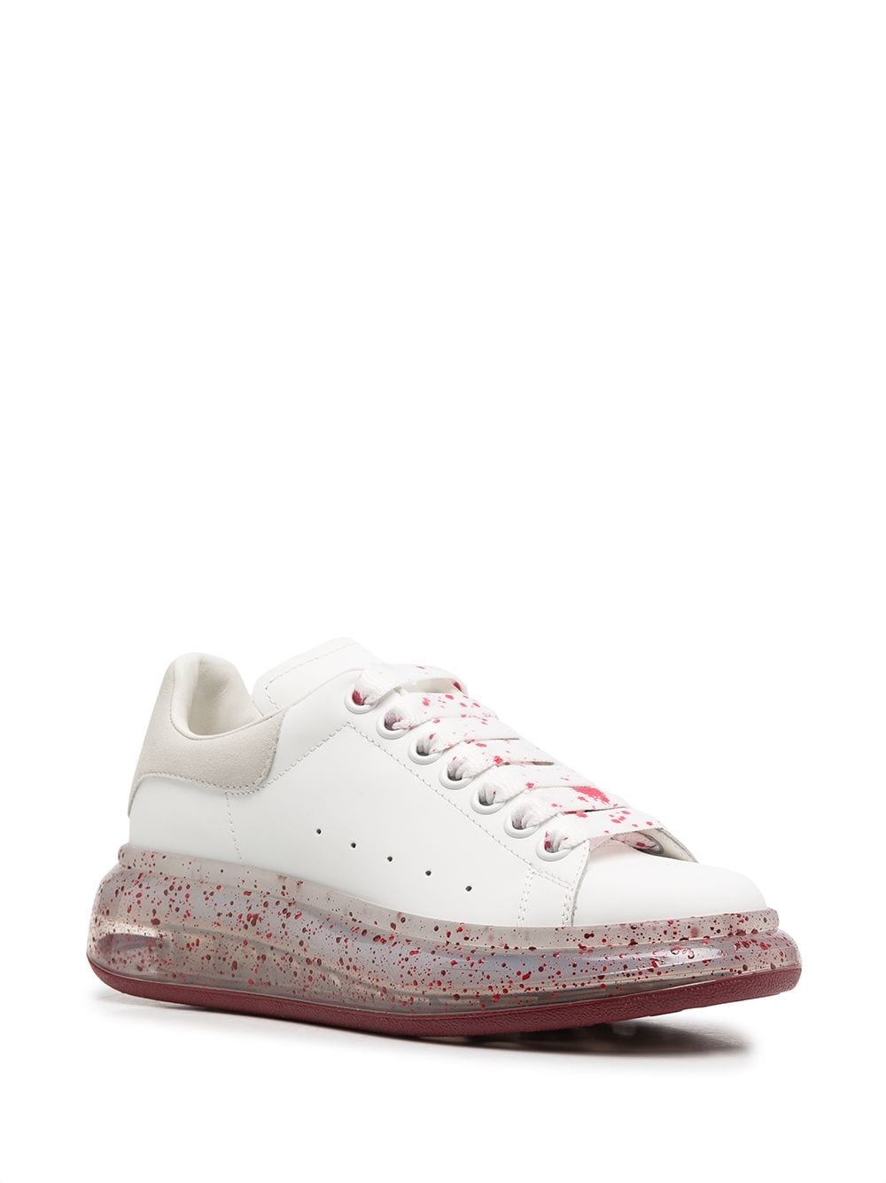 oversized paint-splatter sole sneakers - 2