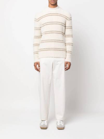 JACQUEMUS tonal striped jumper outlook