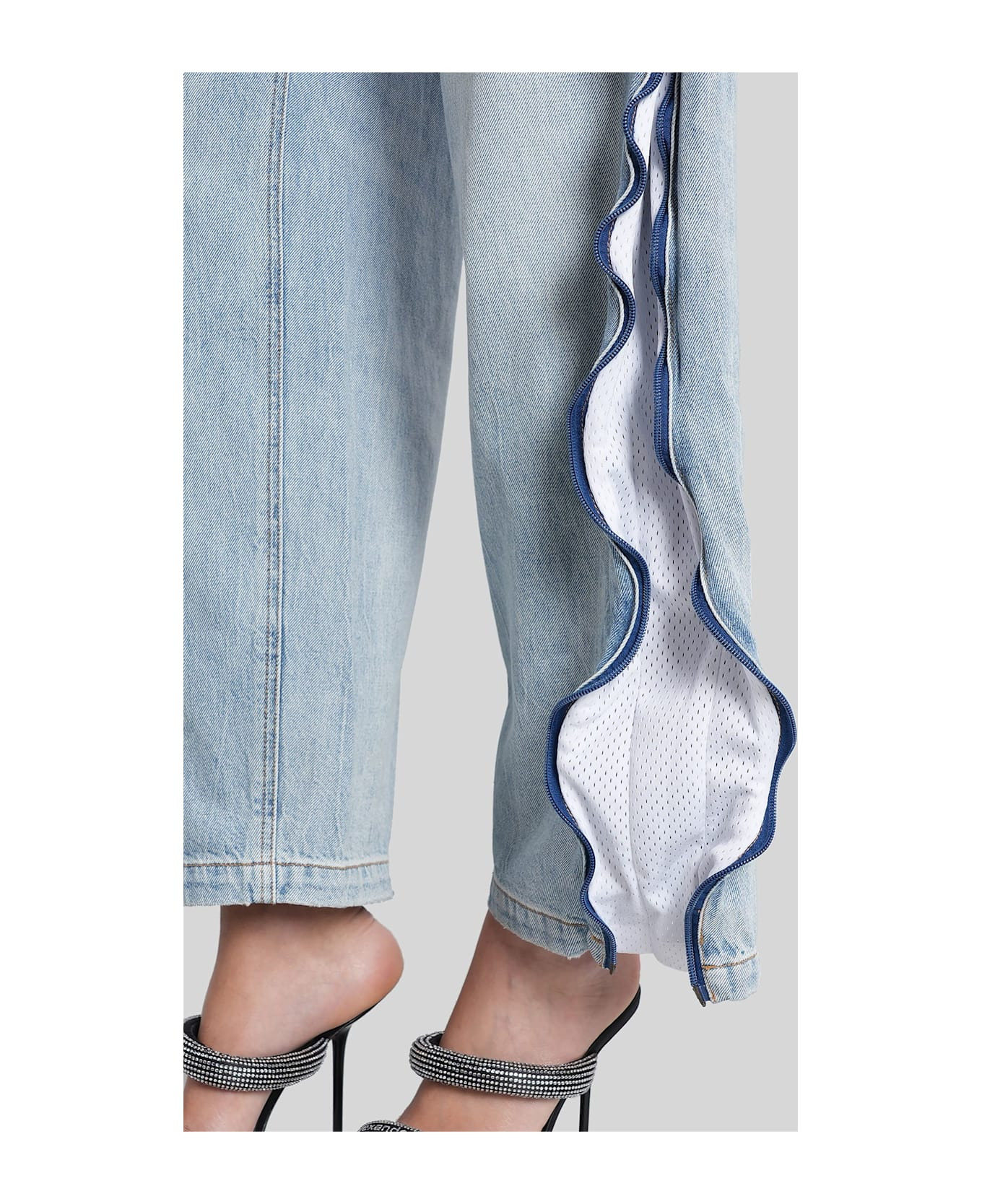 Jeans In Blue Cotton - 5