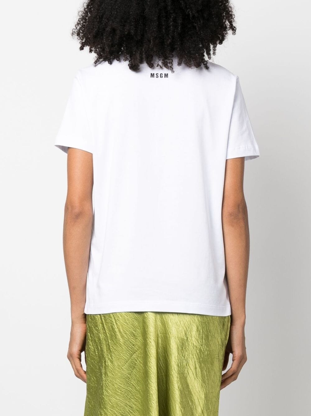cat-embellished cotton T-shirt - 4