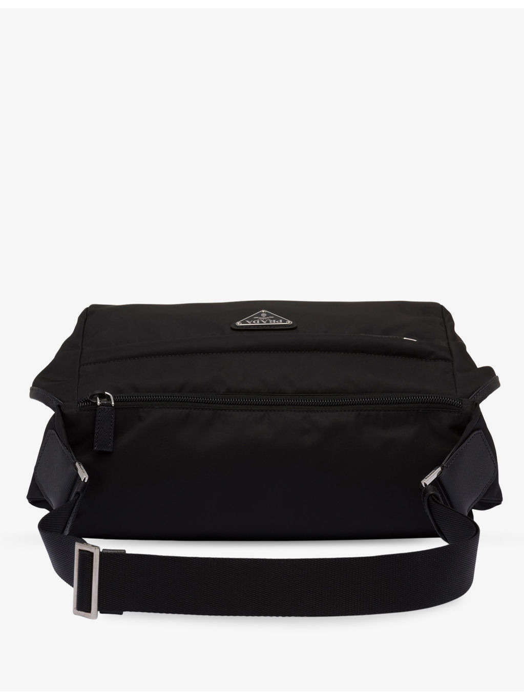 Re-Nylon leather and recycled-nylon shoulder bag - 3
