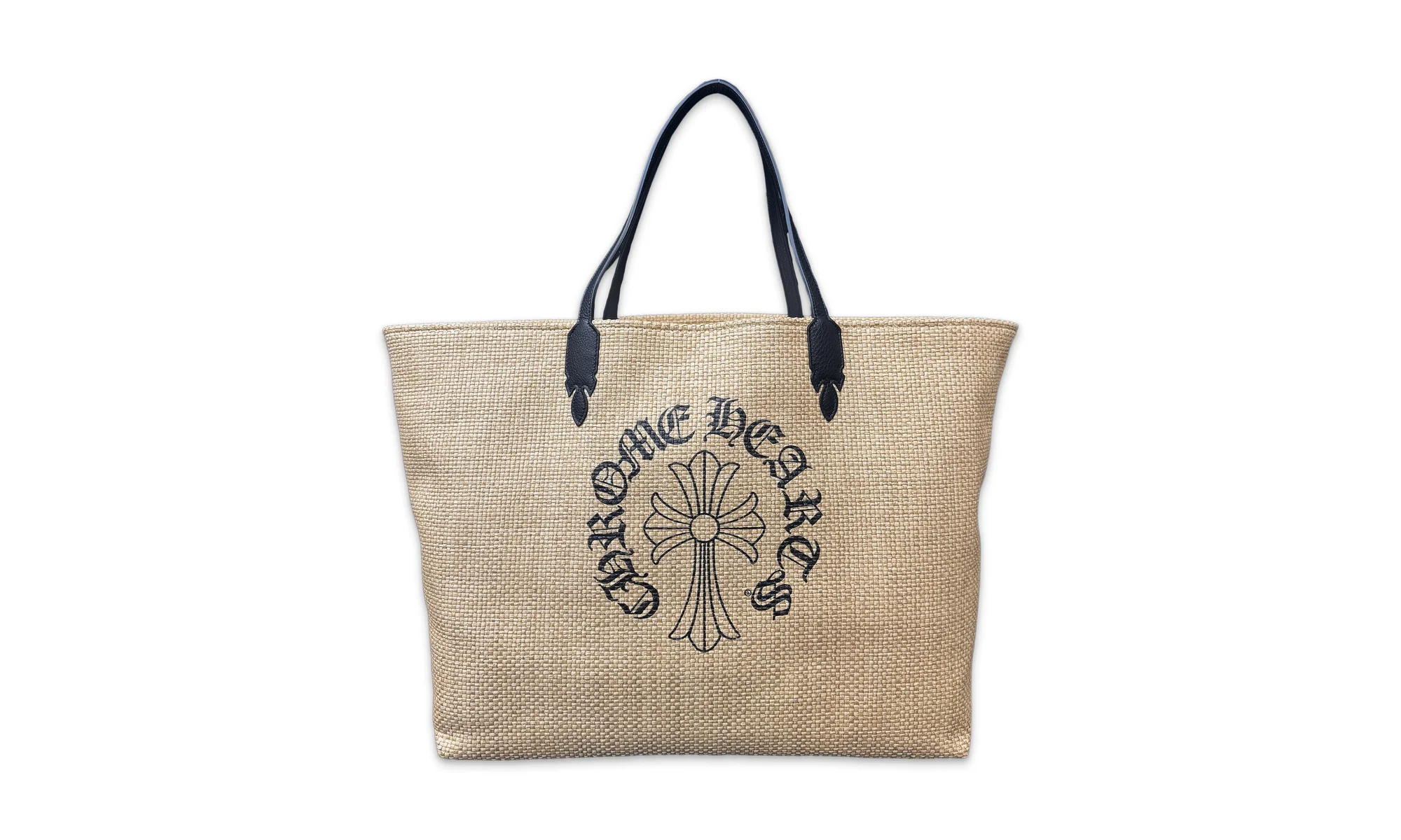 Medium Beach Cross Logo Tote Bag "Beige / Black" CHRM0630 - 1