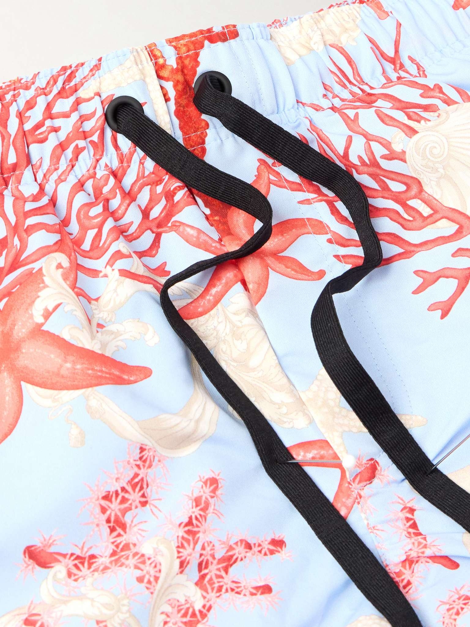 Straight-Leg Short-Length Printed Swim Shorts - 2