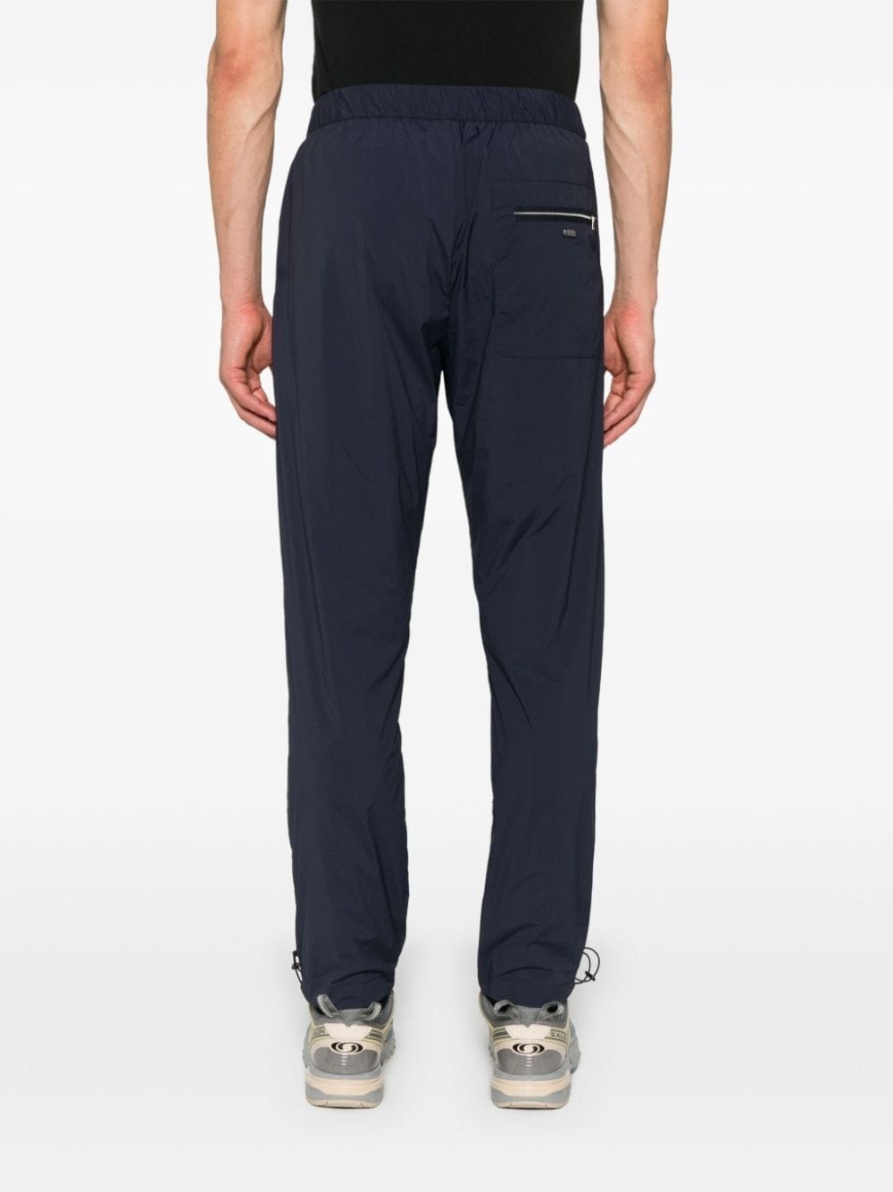 mid-rise tapered trousers - 4