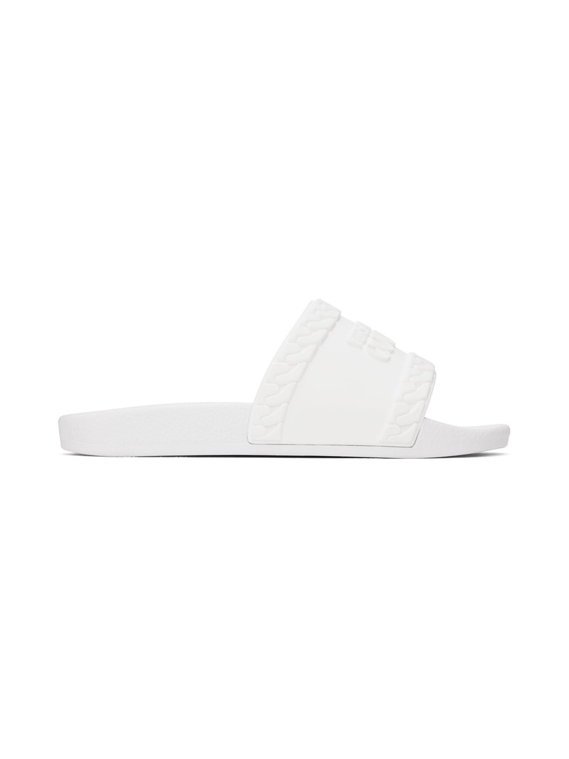 White Shelly Slides 1