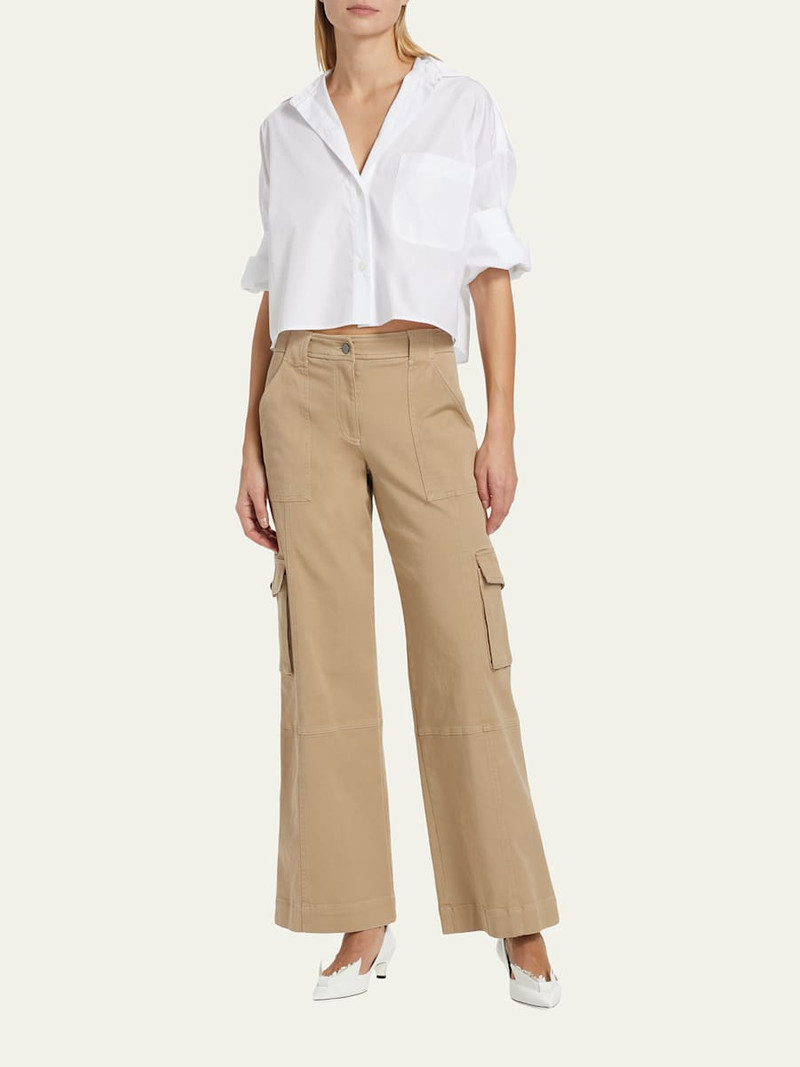 TWP Coop Cotton Twill Topstitched Cargo Pants outlook