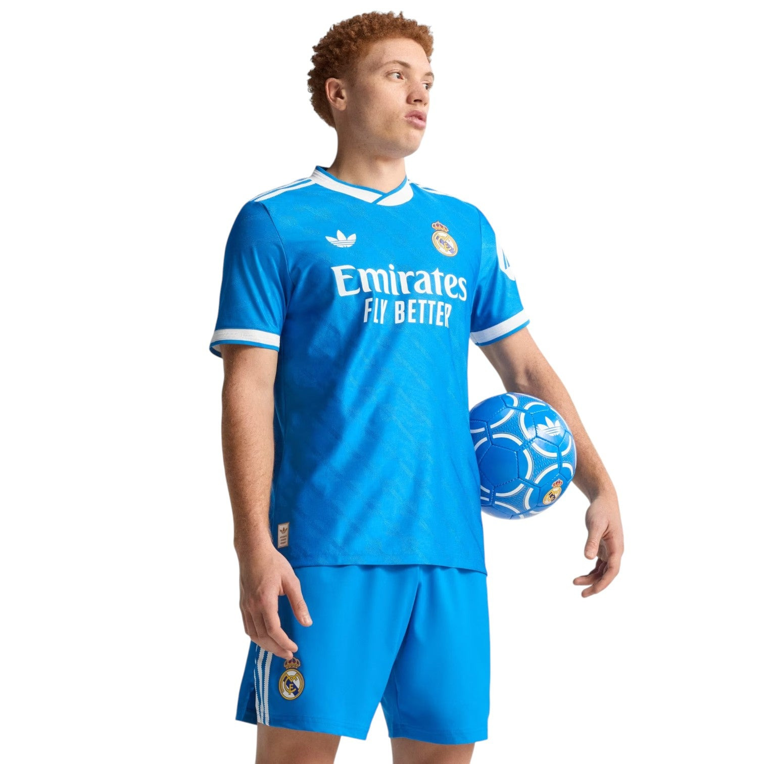 adidas Real Madrid 25/26 Third Authentic Jersey 'Blue Bird' JV5839 - 4