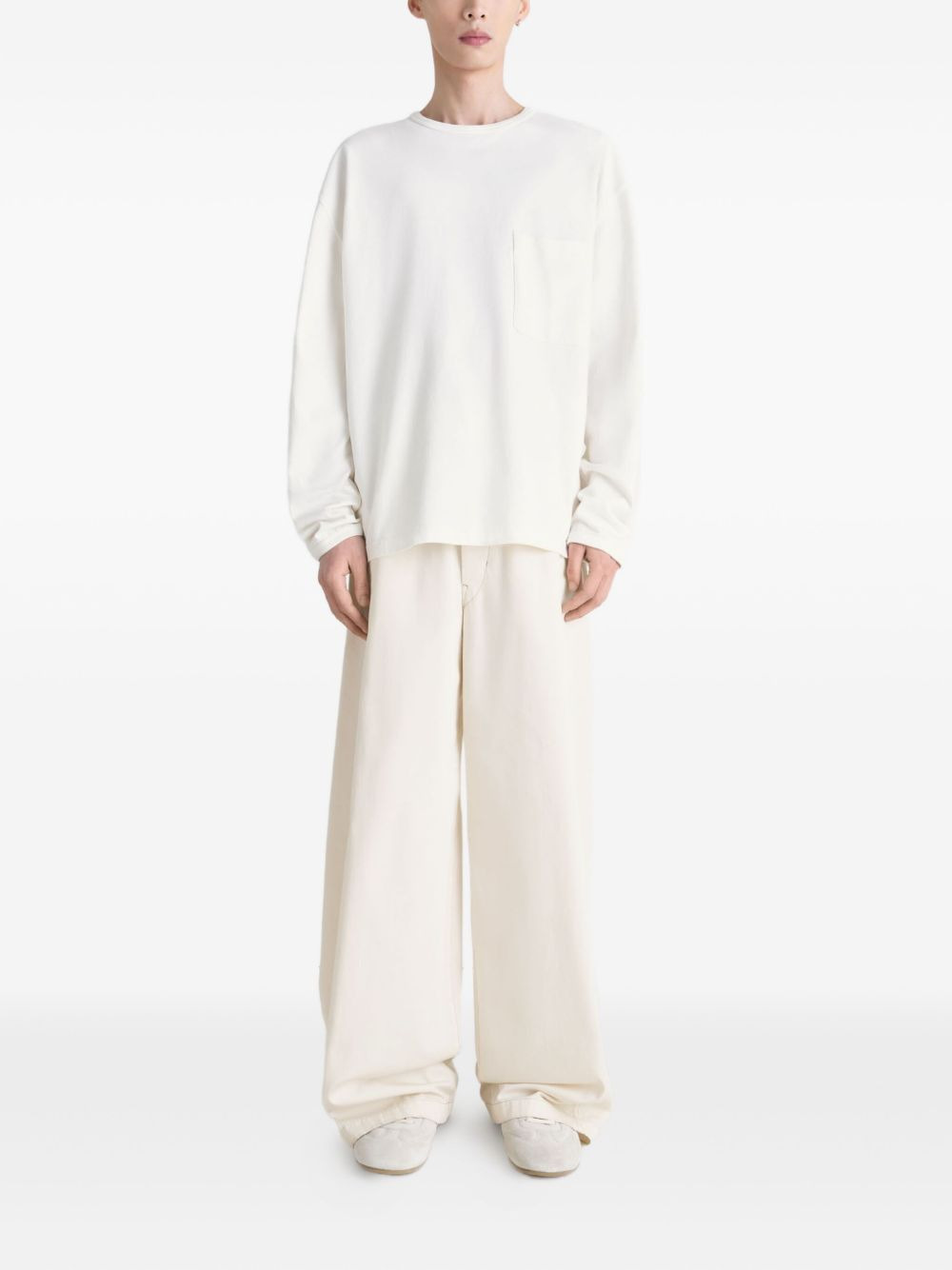 patch-pocket long-sleeve T-shirt - 2