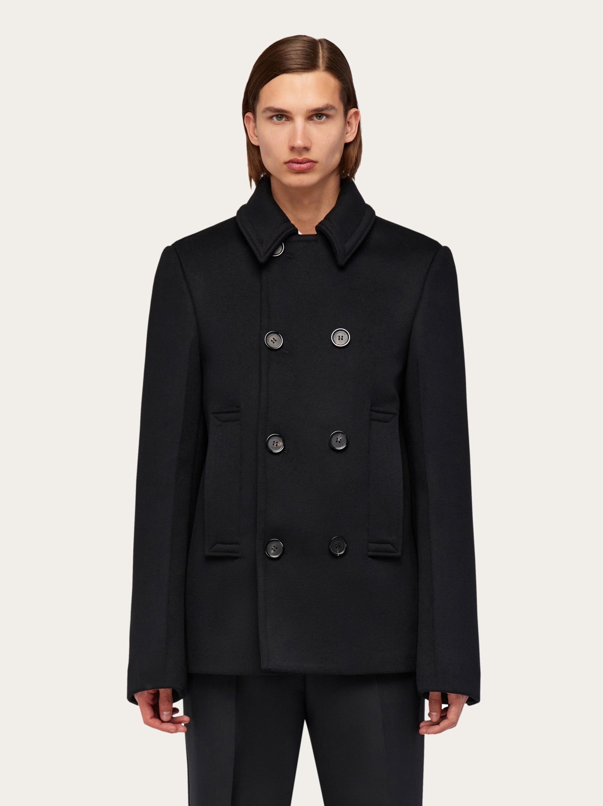 Wool and cashmere peacoat - 2