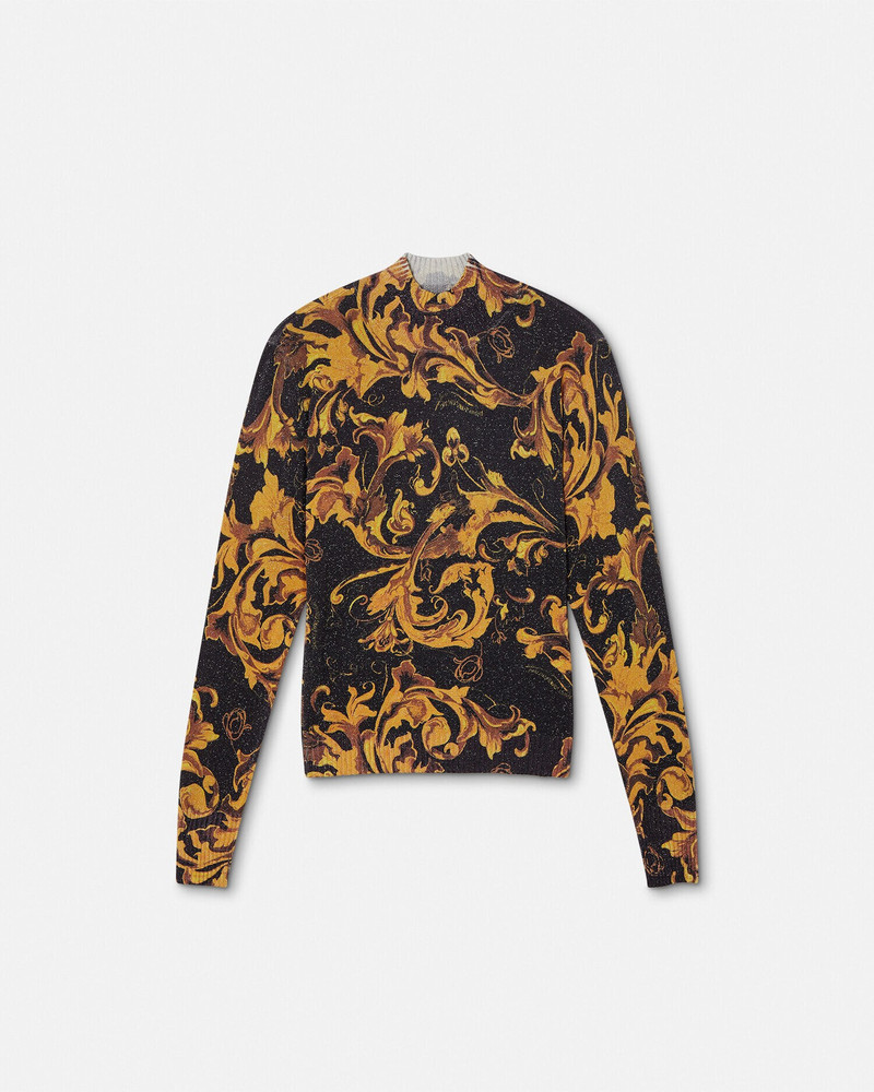 Porcelain Barocco Knit Top 1