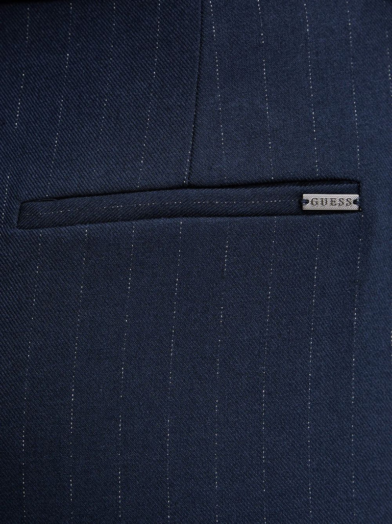 striped-pattern trousers 4