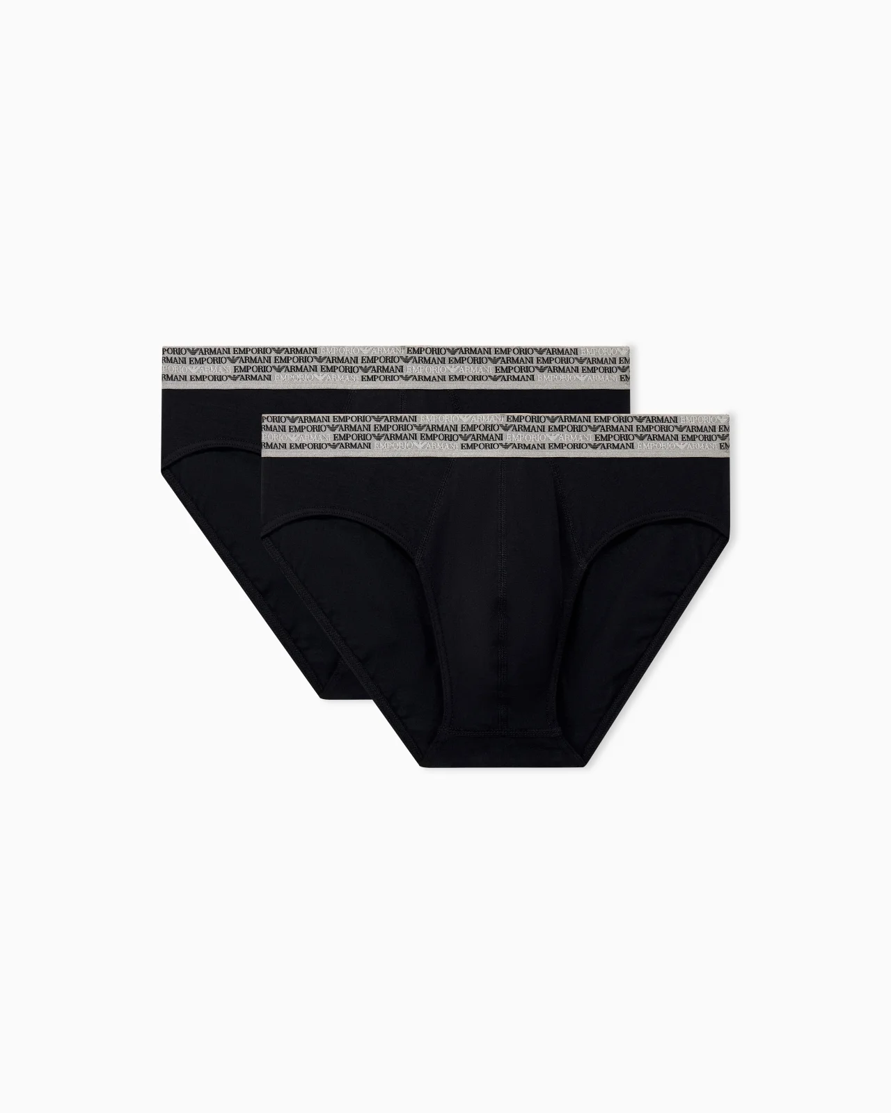 TWO-PACK OF COTTON JERSEY BRIEFS WITH LOGO WAISTBAND - 1