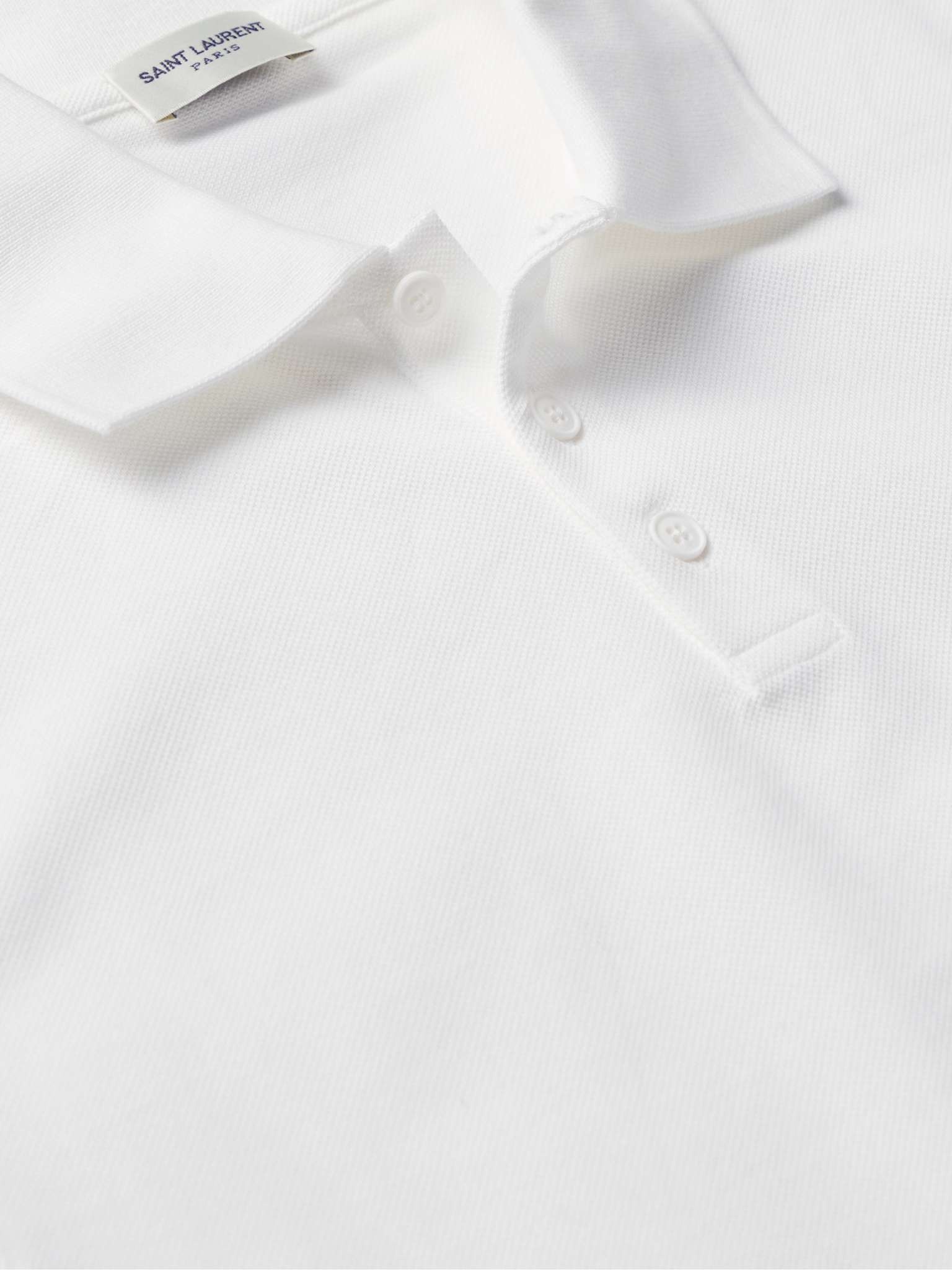 Logo-Embroidered Cotton-Piqué Polo Shirt - 5