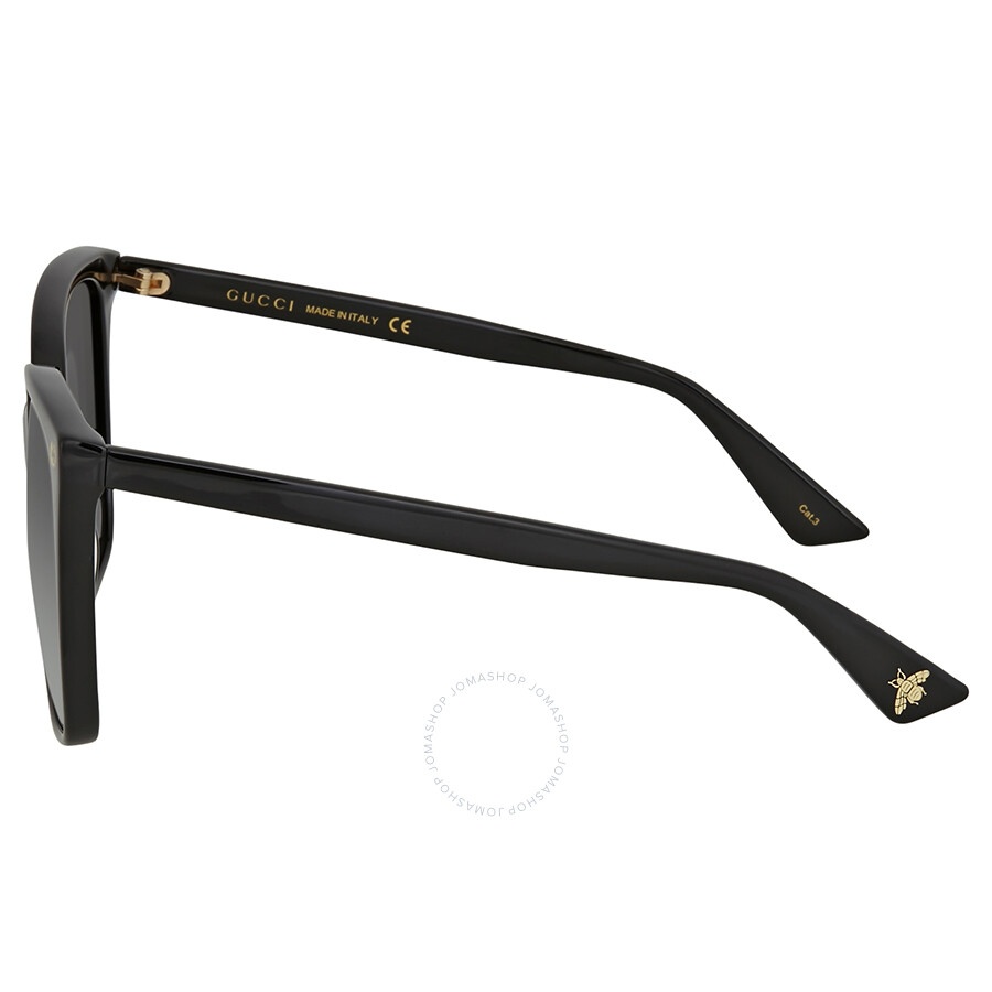 Gucci Grey Gradient Cat Eye Ladies Sunglasses GG0022S 001 57 - 4