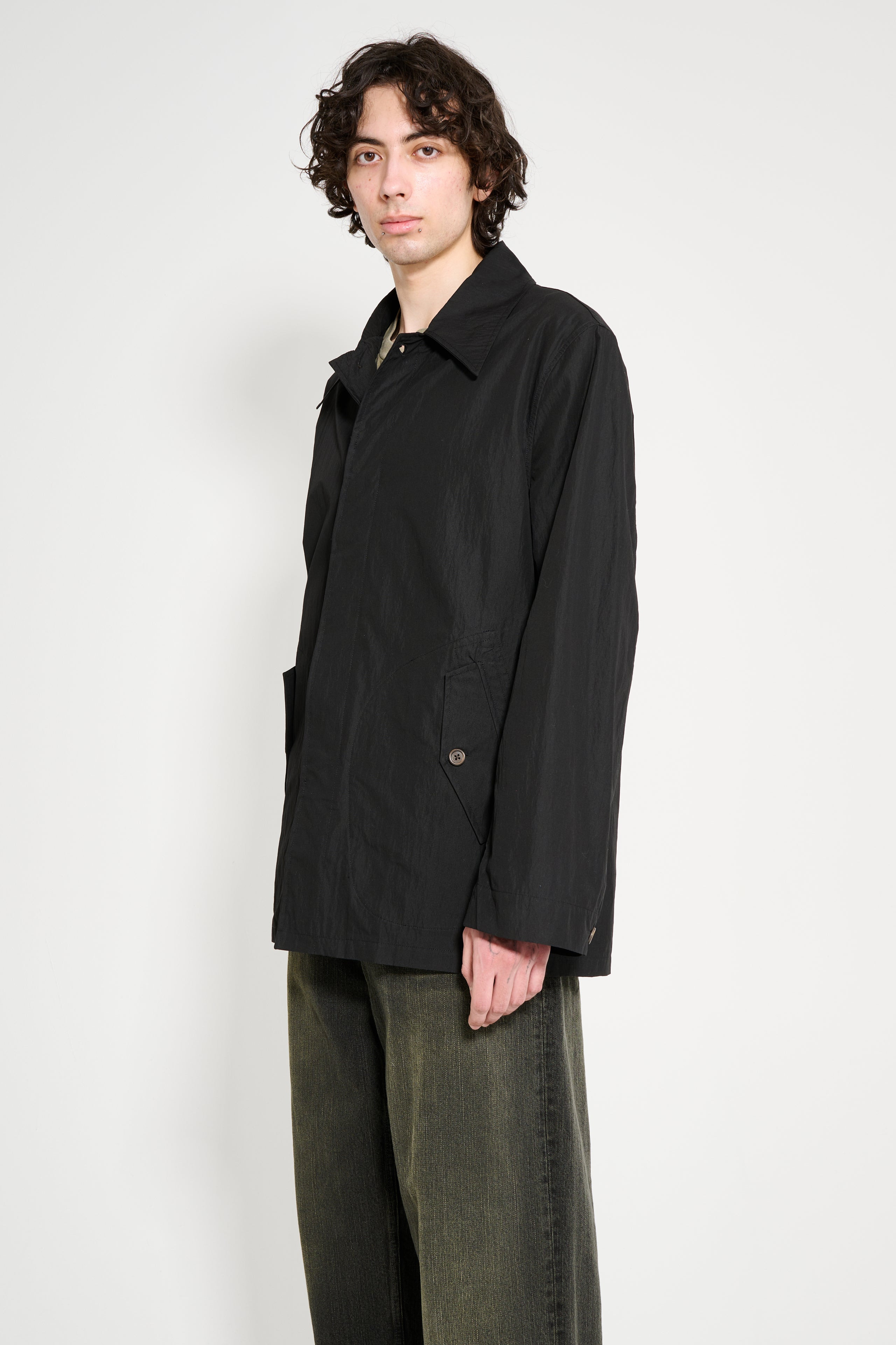 OUR LEGACY LEAD JACKET BLACK HIKING COTTON - 2