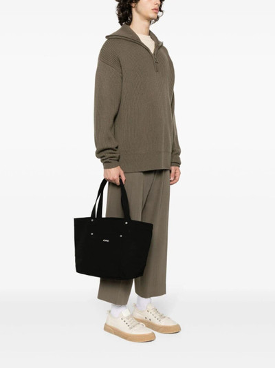 A.P.C. Thais tote bag with embroidery outlook