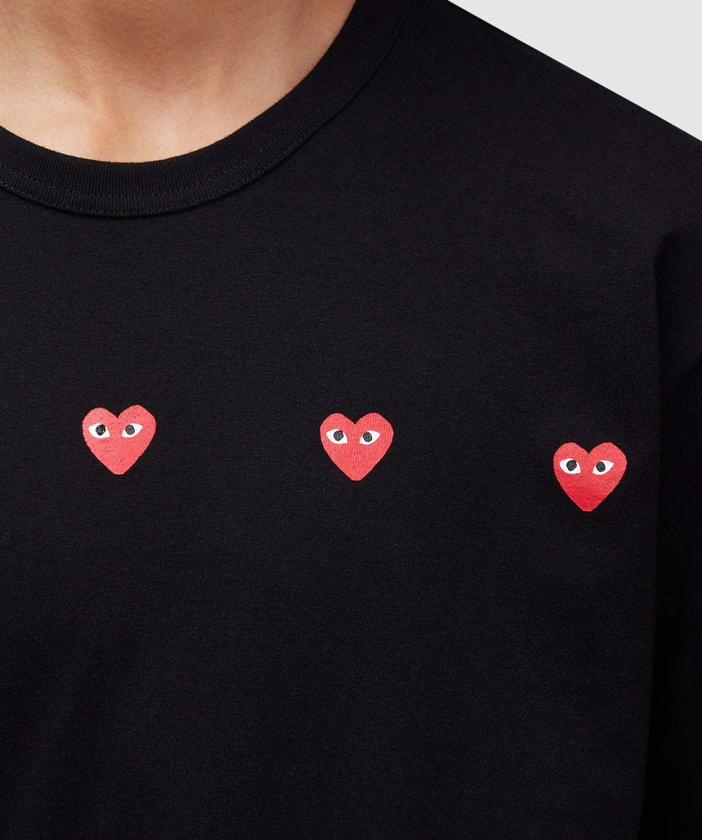 Horizontal hearts t-shirt - 4