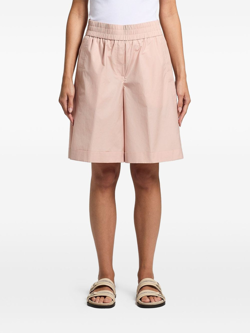 elasticated cropped trousers 1