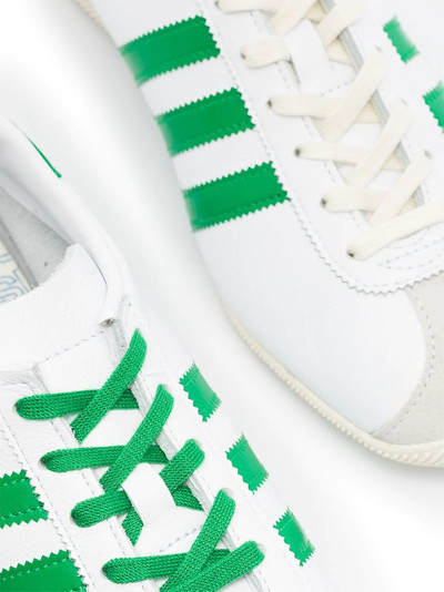 adidas White Rekord leather sneakers outlook