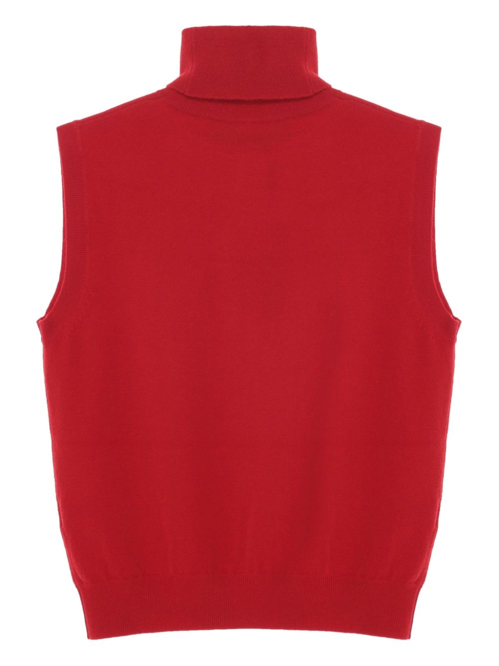 roll-neck knitted vest - 6