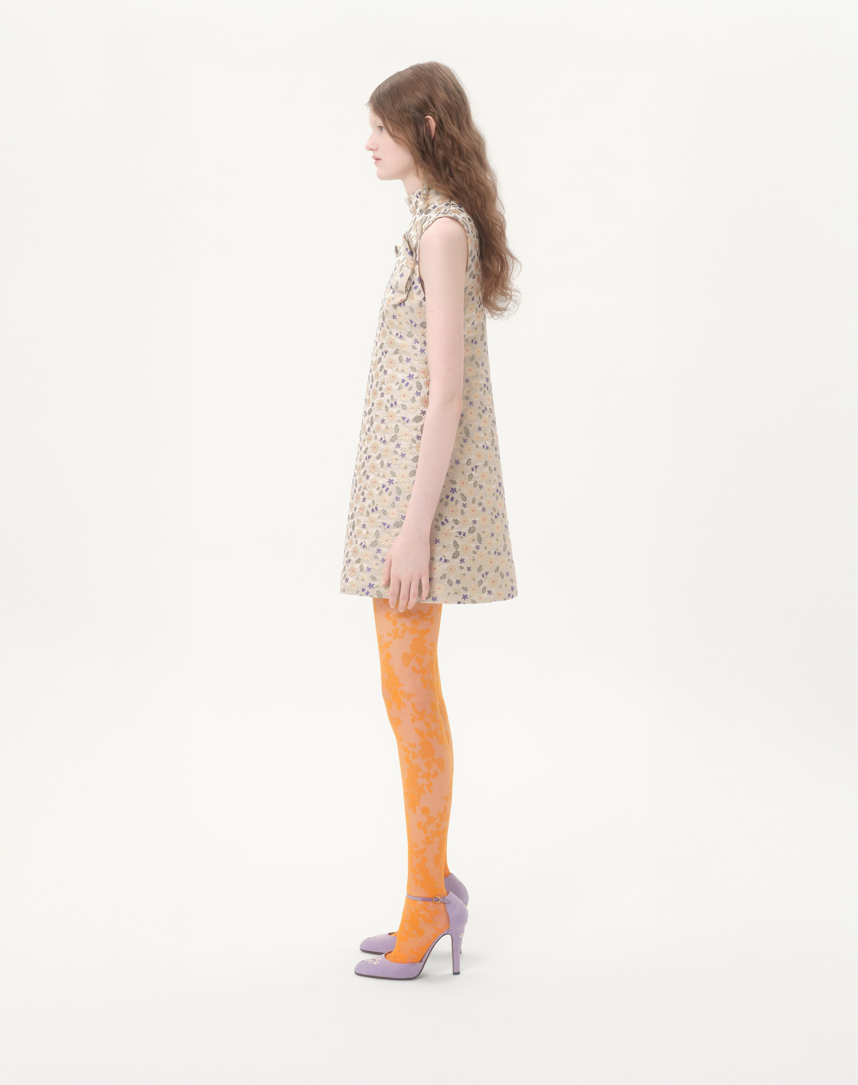 SHORT DRESS IN GARDEN LUREX JACQUARD - 6
