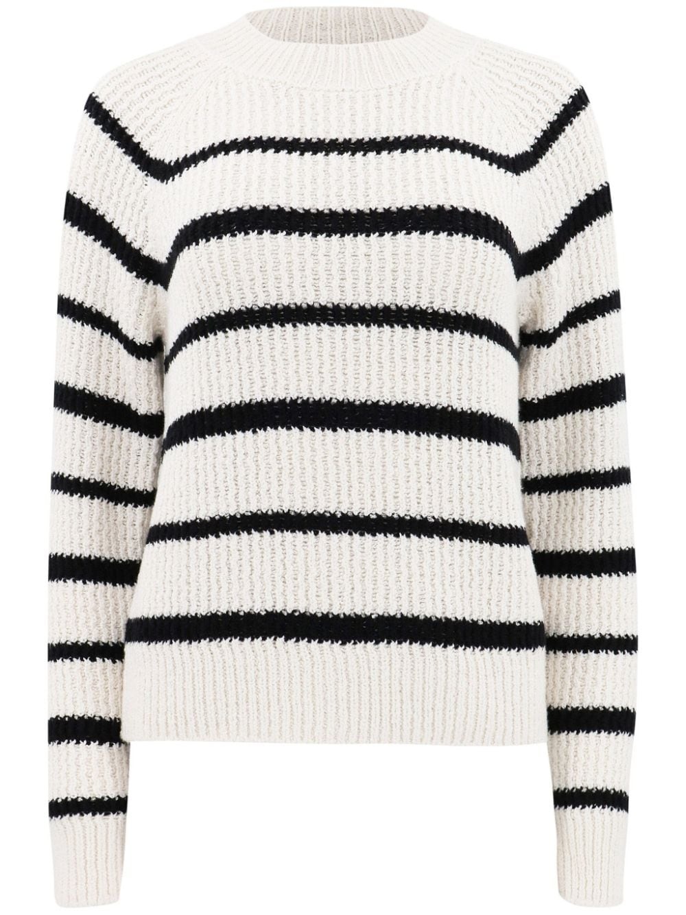 striped ribbed-knit jumper - 2