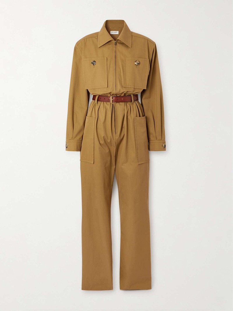 벨트 면 능직 jumpsuit - 1