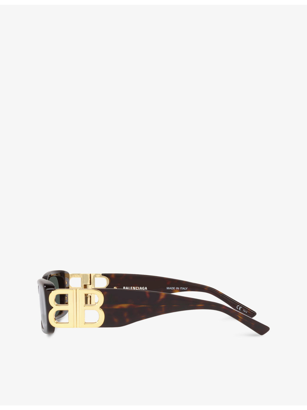 BB0096S tortoiseshell square-frame acetate sunglasses - 5