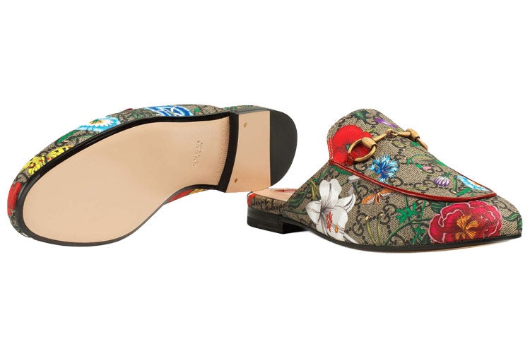 (WMNS) Gucci Princetown G 'Floral' 432772-HT540-8489 - 5