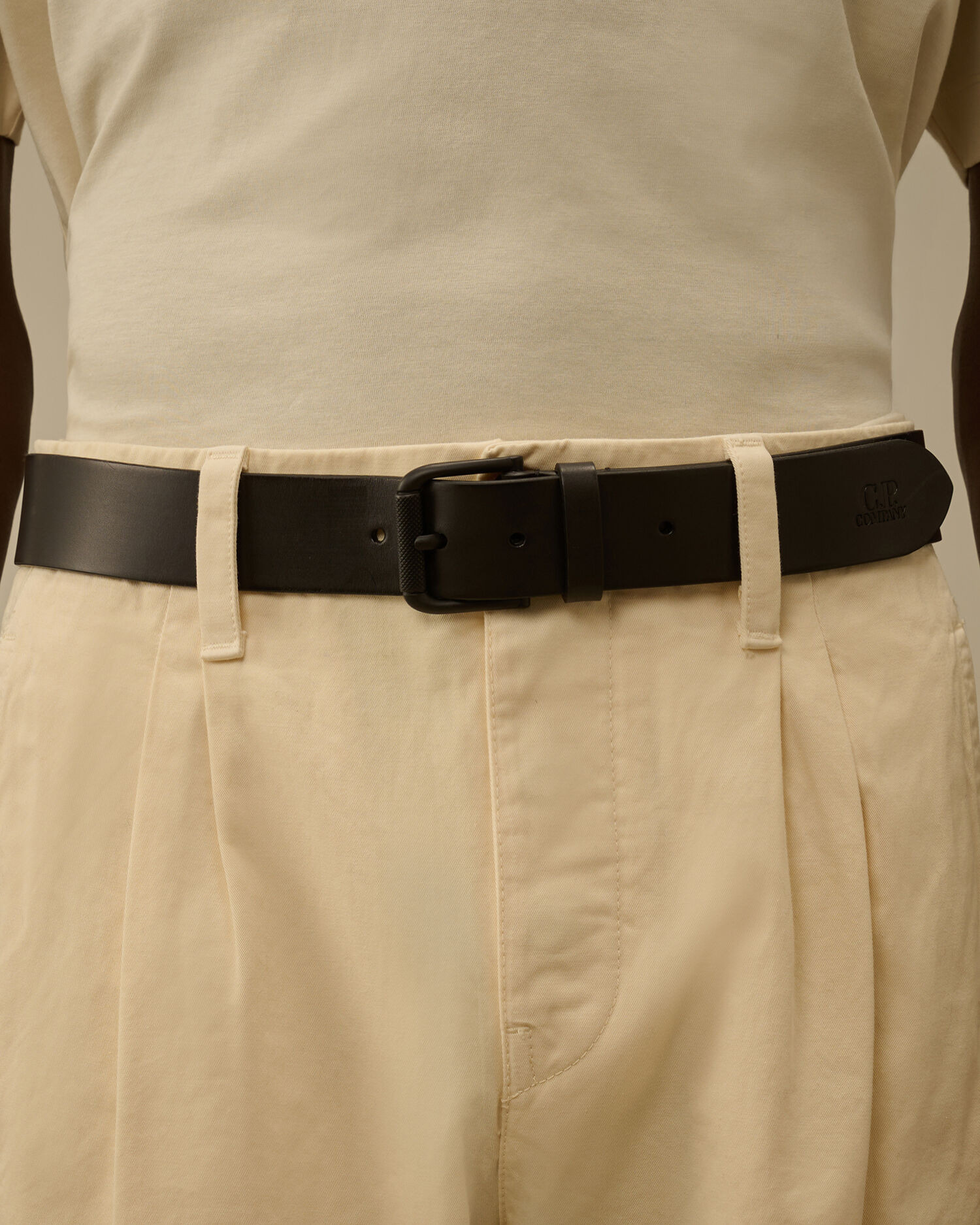 Leather Logo Belt - 6