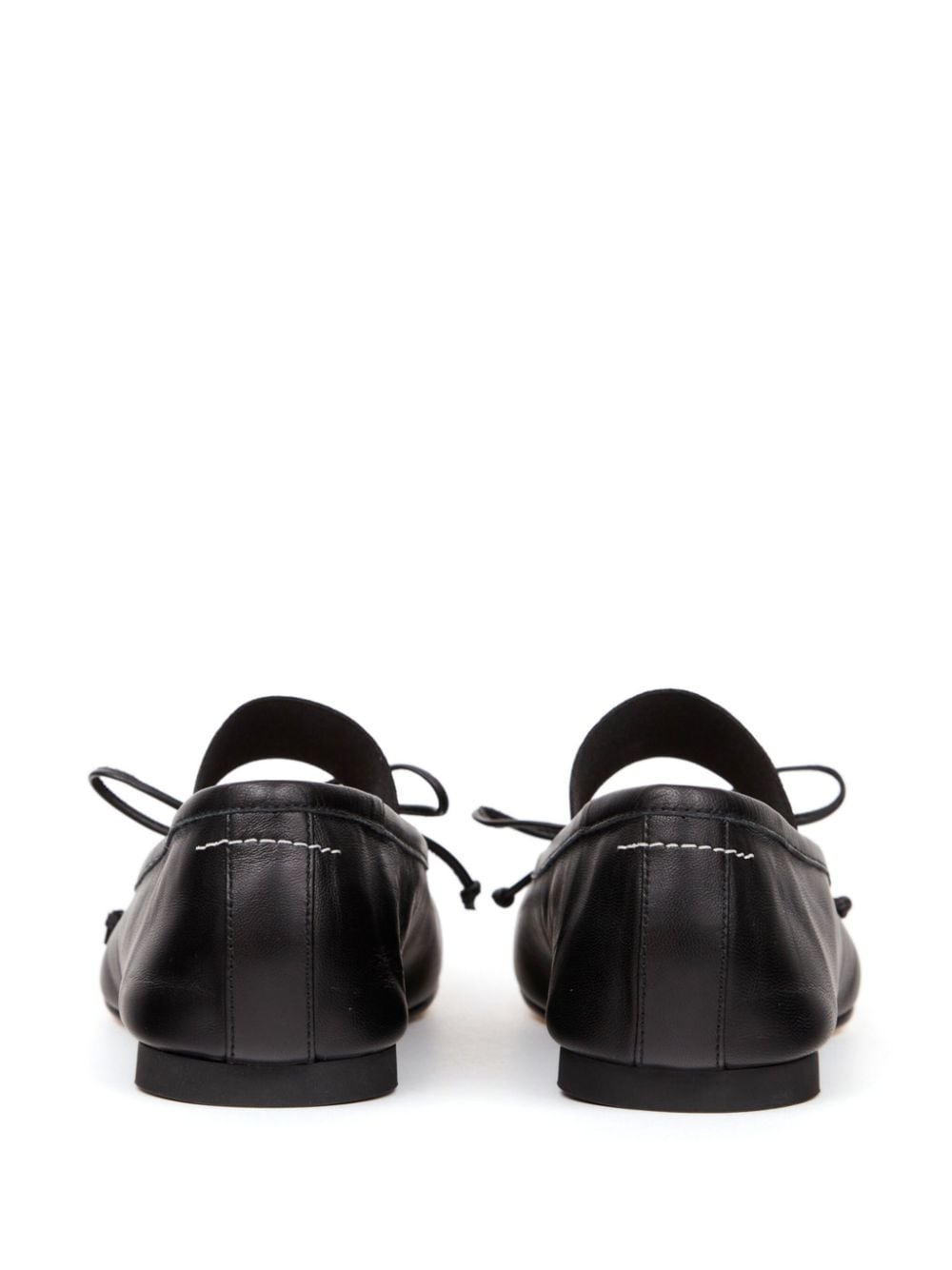 Anatomic Numbers-motif leather ballerinas - 3