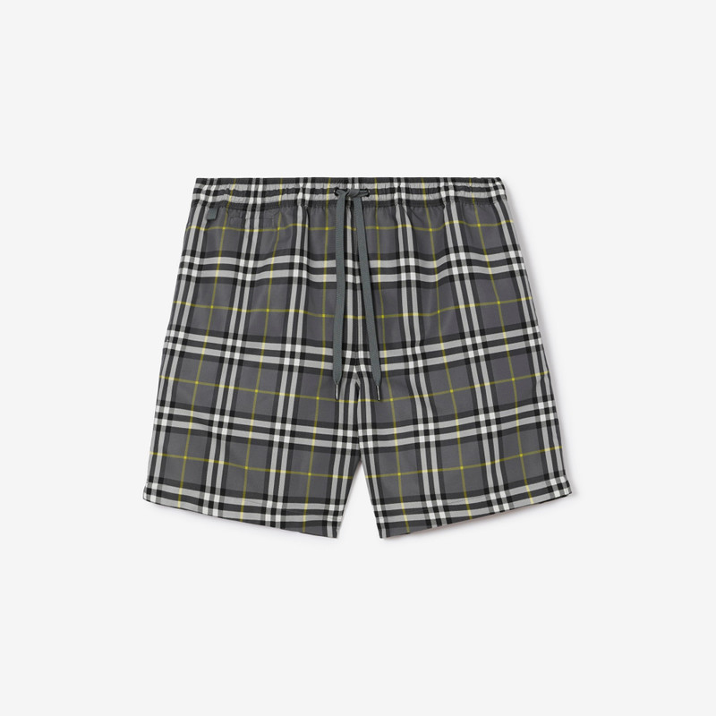Check Drawcord Swim Shorts 1