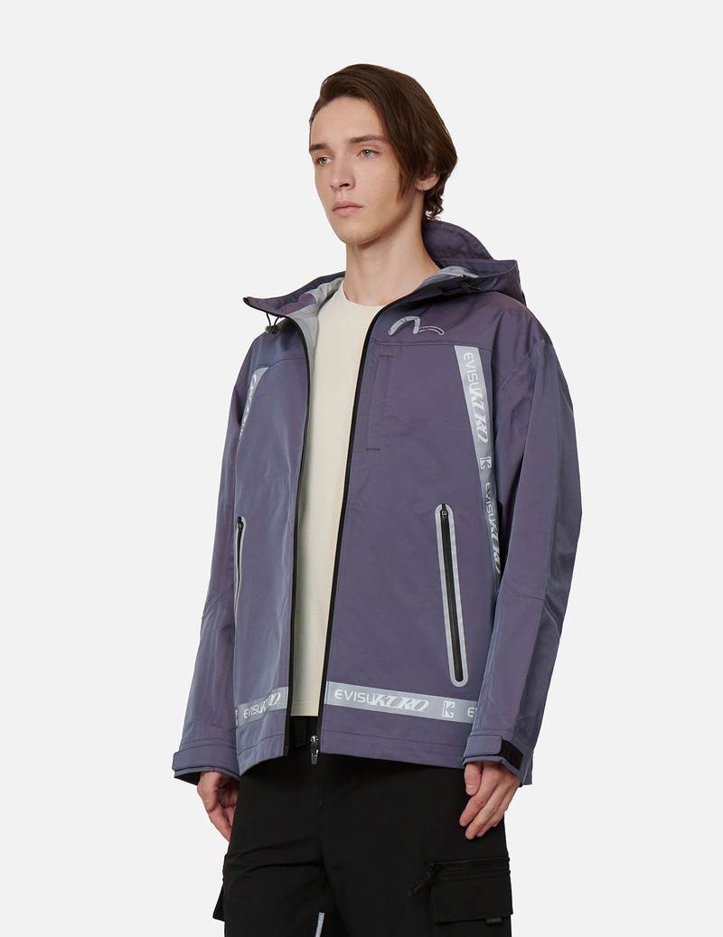 Logo Tape Padded Windbreaker Jacket 7